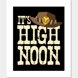 It's High Noon Gamer Voice line design Posters and Art